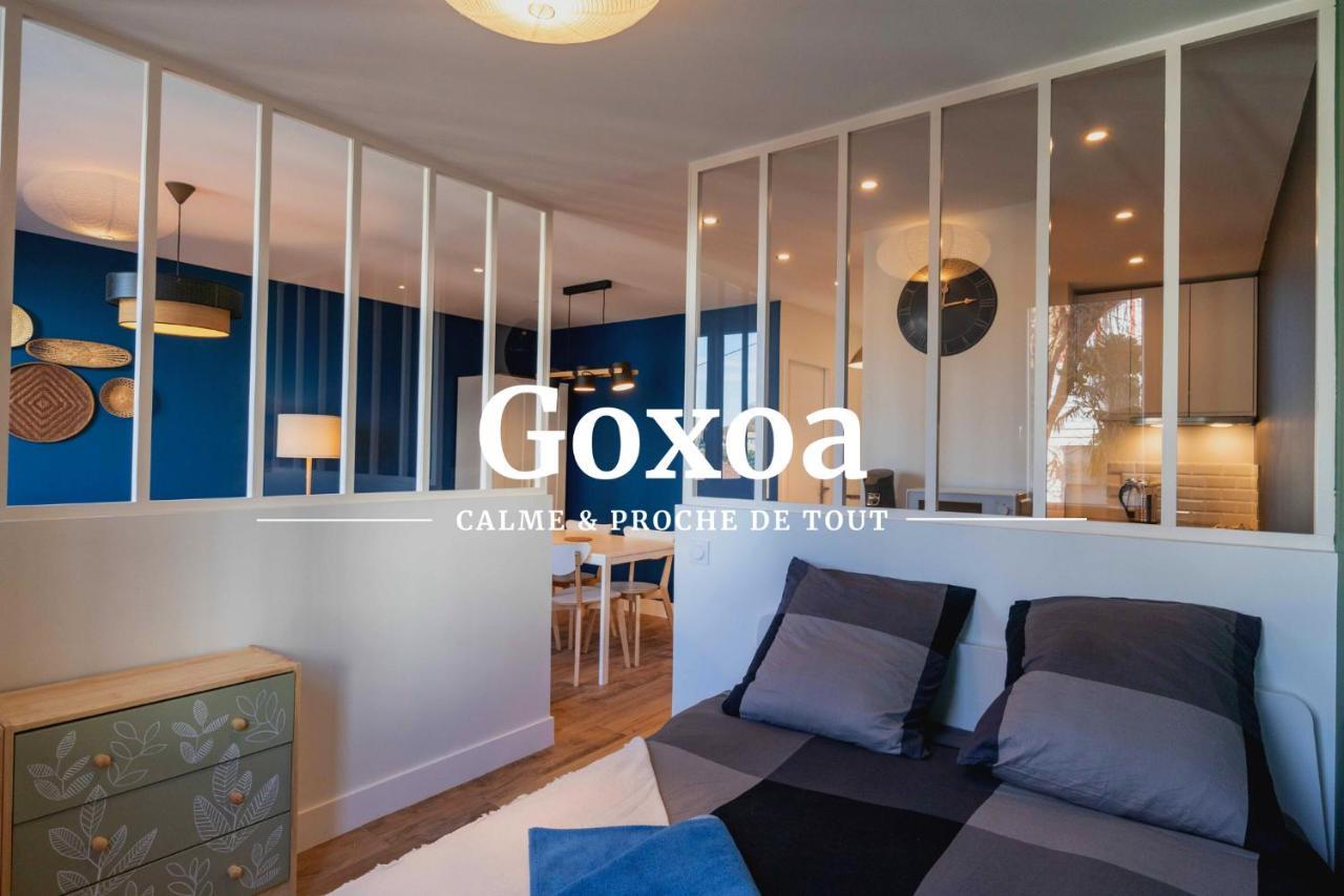 Goxoa - Appartement Au Calme, Centre Ville, Parking - Wifi 昂代 外观 照片