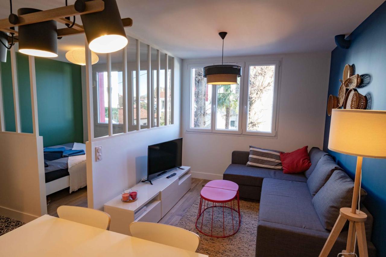 Goxoa - Appartement Au Calme, Centre Ville, Parking - Wifi 昂代 外观 照片