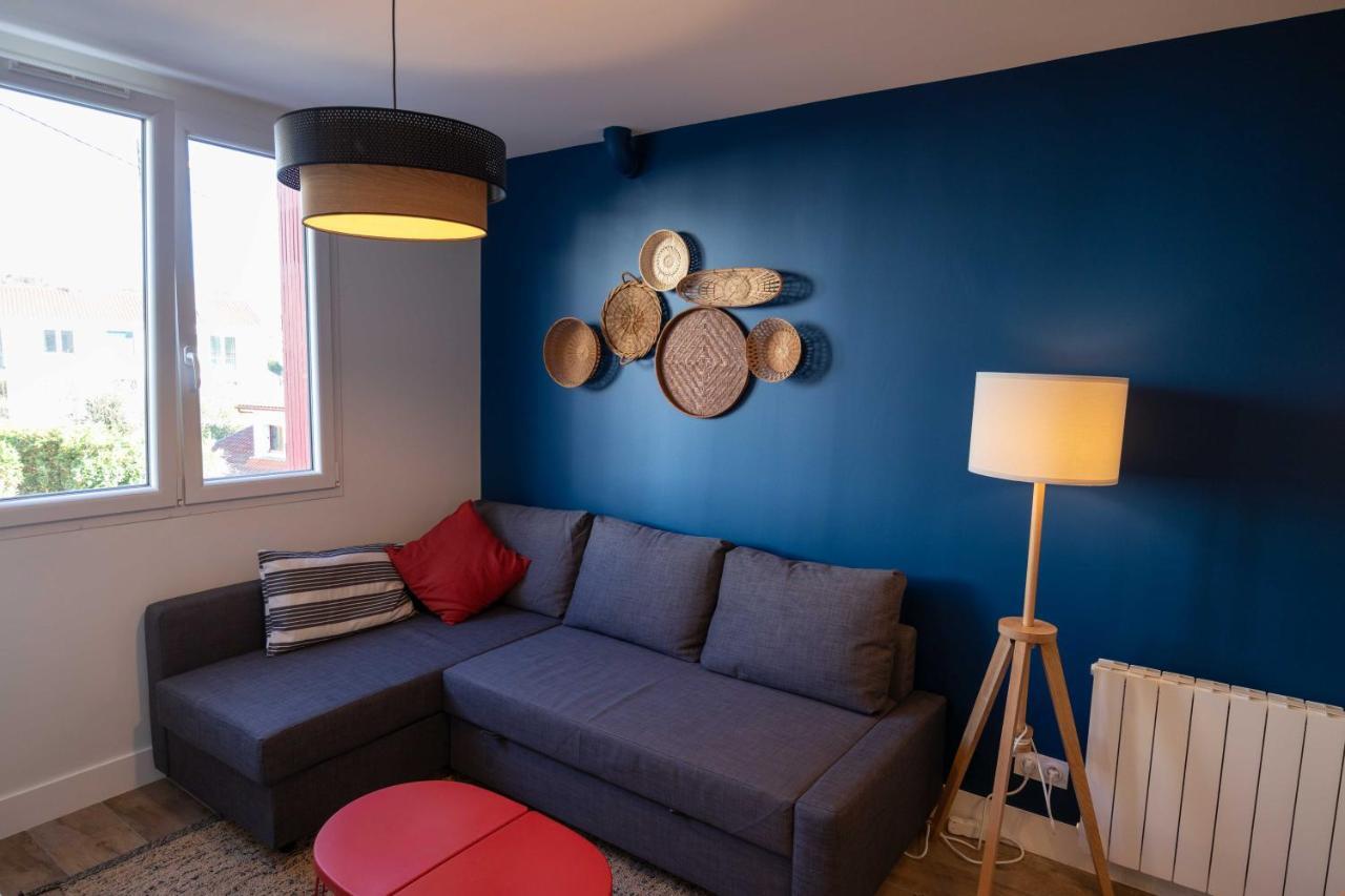 Goxoa - Appartement Au Calme, Centre Ville, Parking - Wifi 昂代 外观 照片
